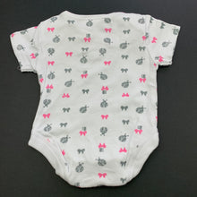 Load image into Gallery viewer, Girls Baby Baby, white cotton bodysuit / romper, ladybirds, GUC, size 0000,  
