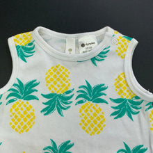 Load image into Gallery viewer, unisex Dymples, soft cotton romper, pineapples, EUC, size 000,  