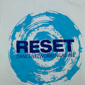 unisex Sportage Australia, white cotton t-shirt / top, dance, EUC, size 10,  