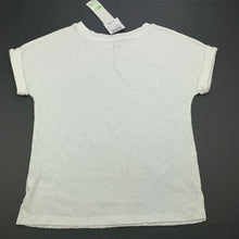 Load image into Gallery viewer, Girls Anko, white cotton t-shirt / top, NEW, size 7,  