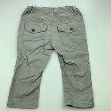 Load image into Gallery viewer, Boys Target, grey cotton pants, adjustable, Inside leg: 25cm, EUC, size 1,  