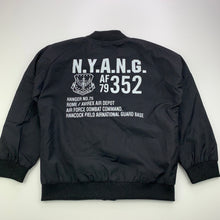 Load image into Gallery viewer, Boys Xuan YiEr, black lightweight jacket / coat, pilling on cuffs, FUC, size 6,  