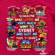 Load image into Gallery viewer, Girls Joeyroo, cotton t-shirt / top, Sydney, GUC, size 2,  