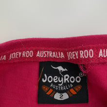 Load image into Gallery viewer, Girls Joeyroo, cotton t-shirt / top, Sydney, GUC, size 2,  