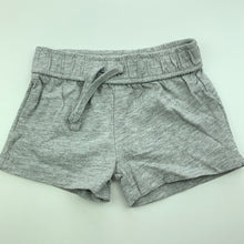 Load image into Gallery viewer, unisex Anko, grey marle shorts, elasticated, EUC, size 000,  
