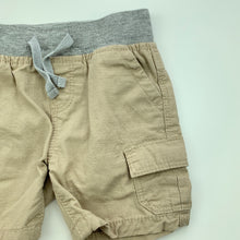 Load image into Gallery viewer, Boys Dymples, cotton cargo shorts, elasticated, EUC, size 000,  