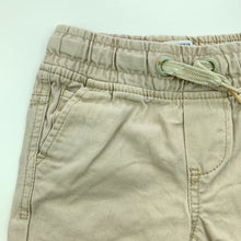 Load image into Gallery viewer, Boys Pumpkin Patch, beige cotton shorts, elasticated, GUC, size 1,  