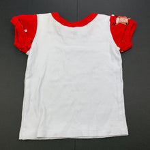 Load image into Gallery viewer, unisex Baby Berry, cotton Christmas pyjama t-shirt / top, EUC, size 1,  
