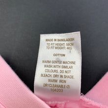 Load image into Gallery viewer, Girls Tiny Little Wonders, pink cotton shorts, elasticated, EUC, size 0000,  