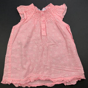 Girls Target, pink lightweight cotton top, GUC, size 1,  
