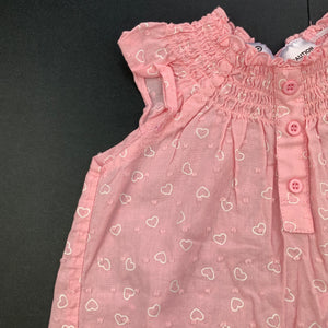 Girls Target, pink lightweight cotton top, GUC, size 1,  