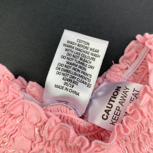 Girls Target, pink lightweight cotton top, GUC, size 1,  