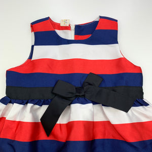 Girls Shuaiyiku, cotton lined party dress, armpit to armpit: 28cm, GUC, size 2-3, L: 44cm