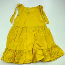 Load image into Gallery viewer, Girls qiaopiwu, yellow lightweight summer top, L: 48cm, GUC, size 6-7,  