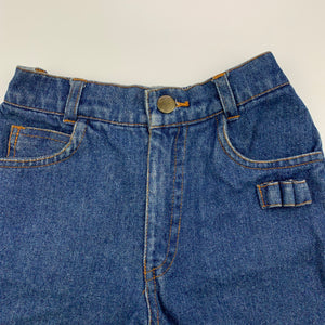 Boys DON, blue denim shorts, elasticated, W: 54cm approx, GUC, size 4-6,  