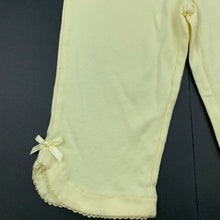 Load image into Gallery viewer, Girls H&amp;T, yellow cotton pants, elasticated, FUC, size 0,  
