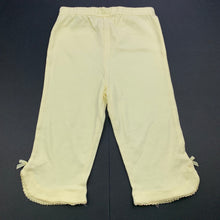 Load image into Gallery viewer, Girls H&amp;T, yellow cotton pants, elasticated, FUC, size 0,  