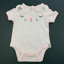 Load image into Gallery viewer, Girls Cotton On, pink bodysuit / romper, care labels removed, EUC, size 0000,  