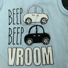 Load image into Gallery viewer, Boys Baby Baby, blue cotton singlet / tank top, GUC, size 000,  