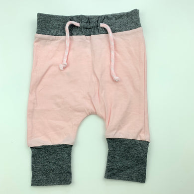 Girls Baby Berry, pink & grey leggings / bottoms, EUC, size 000,  
