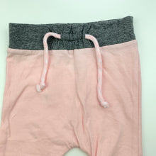 Load image into Gallery viewer, Girls Baby Berry, pink &amp; grey leggings / bottoms, EUC, size 000,  