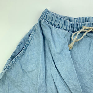 Girls Seed, lightweight lyocell skirt, elasticated, L: 33cm, FUC, size 9,  