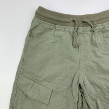 Load image into Gallery viewer, Boys Target, khaki cotton shorts, elasticated, EUC, size 7,  