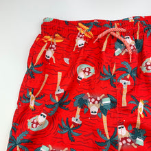 Load image into Gallery viewer, Boys Big W, Christmas lightweight board shorts, elasticated, EUC, size 16,  