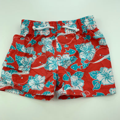 Boys Tiny Little Wonders, lightweight board shorts, elasticated, GUC, size 000,  