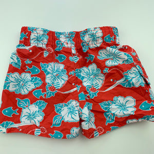 Boys Tiny Little Wonders, lightweight board shorts, elasticated, GUC, size 000,  