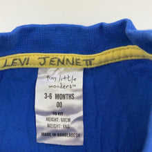 Load image into Gallery viewer, Boys Tiny Little Wonders, blue cotton singlet / tank top, GUC, size 00,  