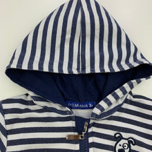 Load image into Gallery viewer, Boys CHIRAKAWA, lightweight zip up hooded top, wash fade, FUC, size 3 months,  