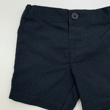 Load image into Gallery viewer, Boys Target, black lightweight formal shorts, adjustable, EUC, size 000,  
