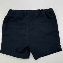 Load image into Gallery viewer, Boys Target, black lightweight formal shorts, adjustable, EUC, size 000,  