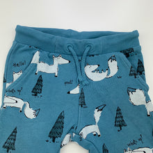Load image into Gallery viewer, Boys H&amp;M, fleece lined cotton pants, elasticated, mark on back, FUC, size 00,  