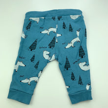 Load image into Gallery viewer, Boys H&amp;M, fleece lined cotton pants, elasticated, mark on back, FUC, size 00,  