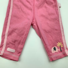 Load image into Gallery viewer, Girls Pumpkin Patch, pink cotton leggings / bottoms, elasticated, GUC, size 00,  