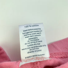 Load image into Gallery viewer, Girls Pumpkin Patch, pink cotton leggings / bottoms, elasticated, GUC, size 00,  