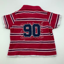 Load image into Gallery viewer, Boys Pumpkin Patch, striped cotton polo shirt top, FUC, size 000,  