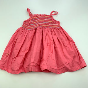 Girls Pumpkin Patch, lightweight cotton summer dress, GUC, size 00, L: 35cm