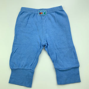 Boys Teeny Weeny, blue cotton pants / bottoms, elasticated, FUC, size 000,  