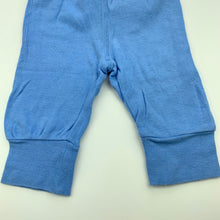 Load image into Gallery viewer, Boys Teeny Weeny, blue cotton pants / bottoms, elasticated, FUC, size 000,  