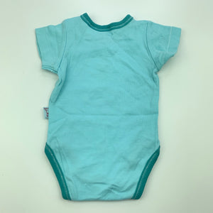 Boys Pumpkin Patch, soft cotton bodysuit / romper, EUC, size 0000,  