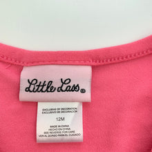 Load image into Gallery viewer, Girls Little Lass, soft feel stretchy top, GUC, size 12 months,  