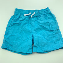 Load image into Gallery viewer, Boys Tiny Little Wonders, blue lightweight shorts, elasticated, EUC, size 00,  