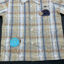 Load image into Gallery viewer, Boys Fred &amp; Bernard, checked lightweight short sleeve shirt, EUC, size 3,  