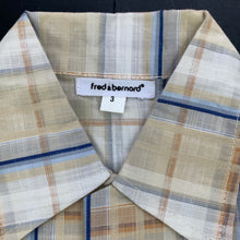 Load image into Gallery viewer, Boys Fred &amp; Bernard, checked lightweight short sleeve shirt, EUC, size 3,  