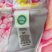 Load image into Gallery viewer, Girls Little Me, lightweight floral bubble dress, EUC, size 2, L: 47cm