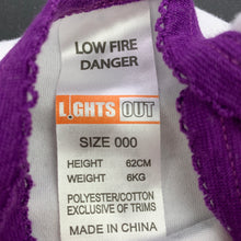 Load image into Gallery viewer, Girls Lights Out, soft feel bodysuit / romper, FUC, size 000,  