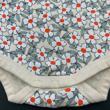 Load image into Gallery viewer, Girls Baby Berry, floral cotton bodysuit / romper, FUC, size 000,  